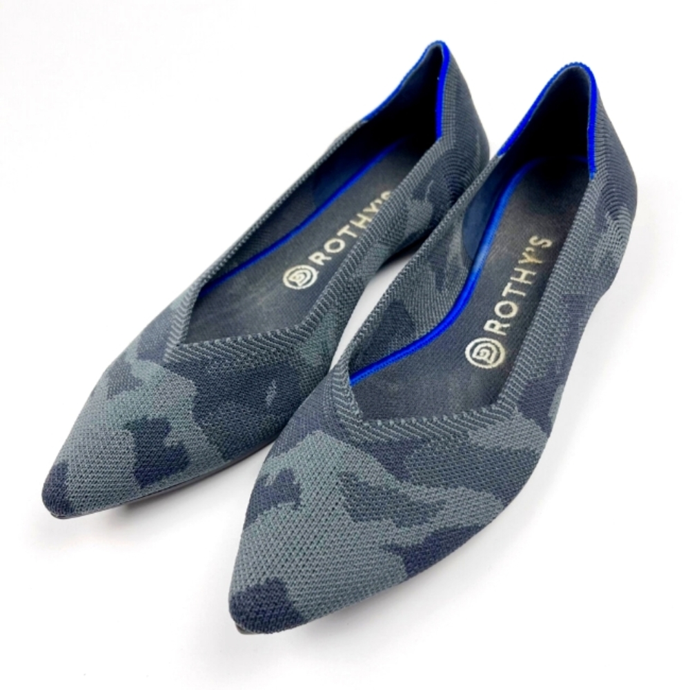Rothy’s - The Point Shoe (SZ-8) - Black Camo